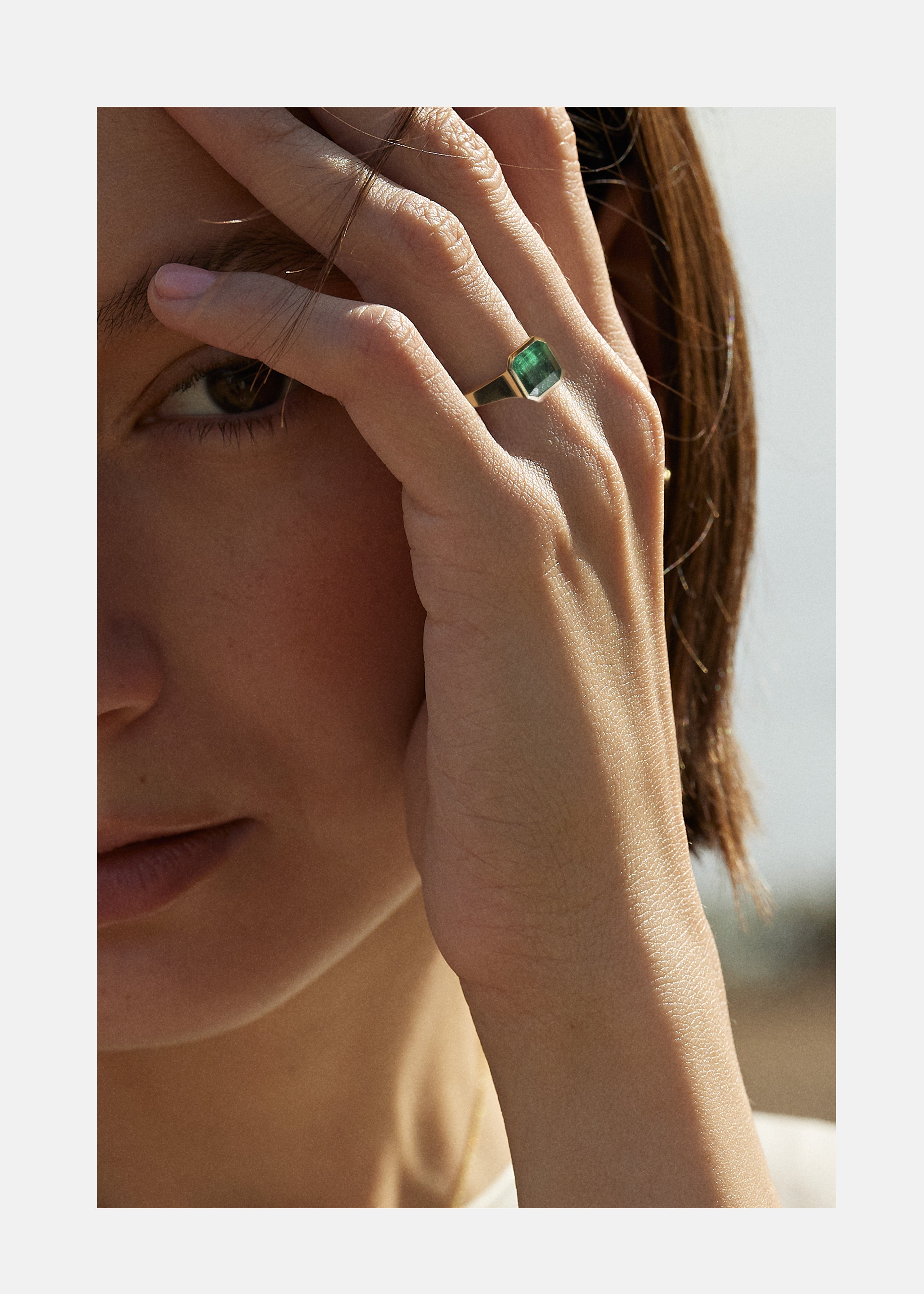 VADA Bubble Gold Emerald Ring for Men | MR PORTER